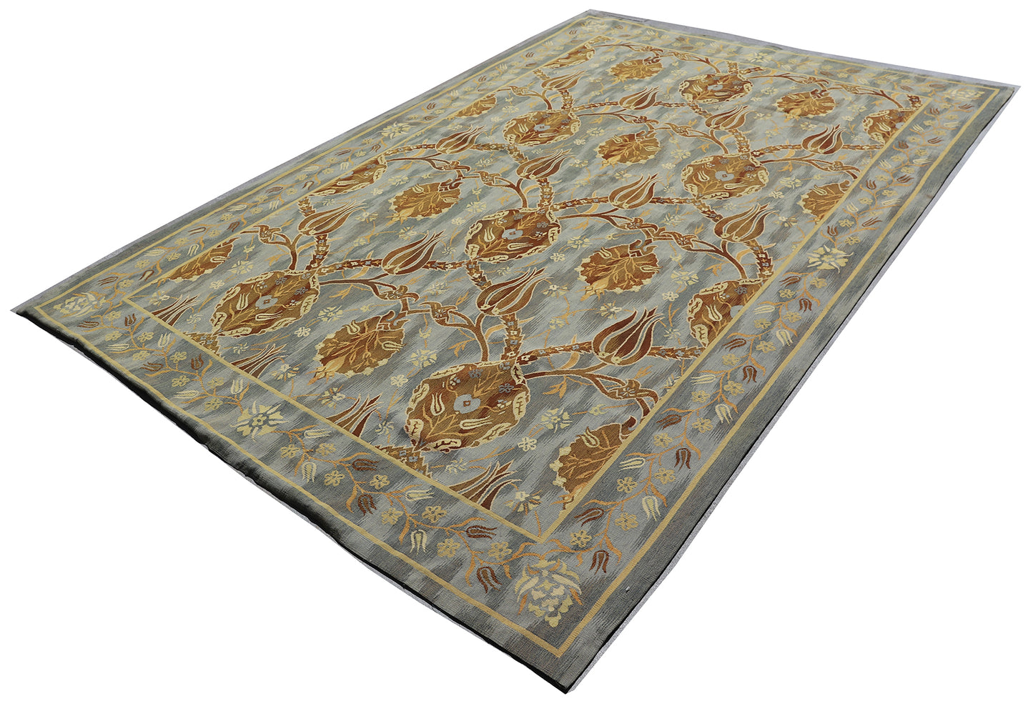 6x9 Ottoman Design Hand Woven Ariana Kilim