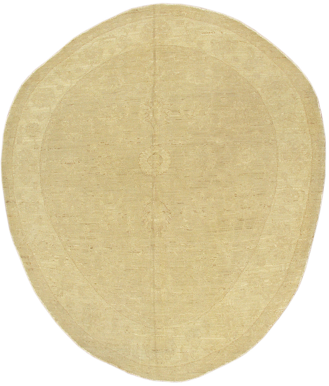 6'x6' Round Ovalish Wool Ariana Traditional Rug