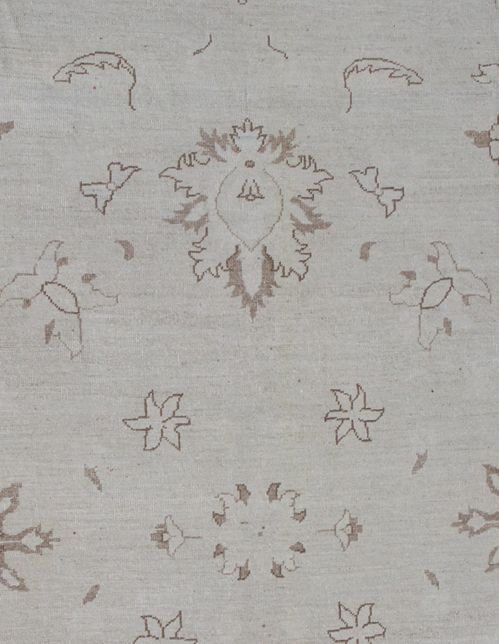 Pale Floral Rug | Ariana Hazara Design Rug
