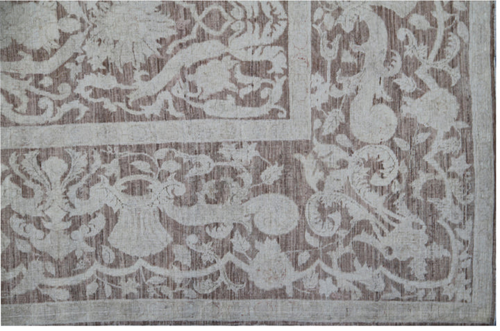 10'x13' Wool & Silk Area Rug | Ukranian Design Luxury Rug