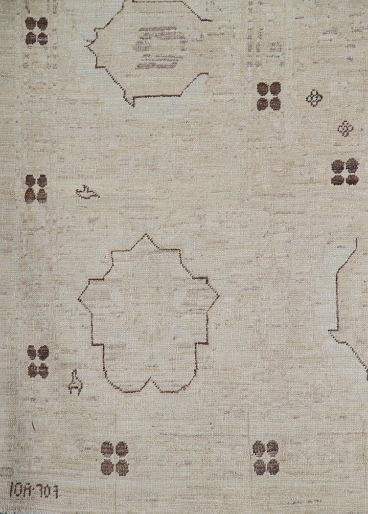 10'x14' Wool Area Rug | Earth Tone | Agra Design Rug