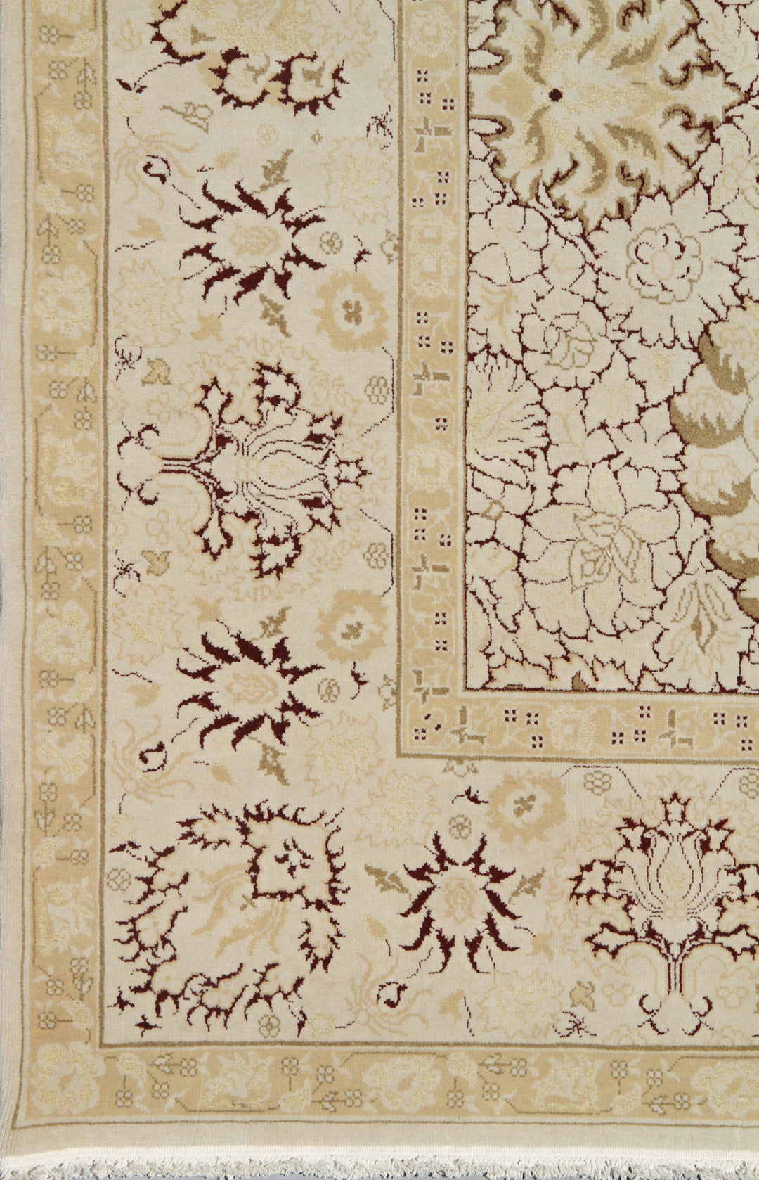 10'x14' Large Wool Rug | Egyptian Burgundy Area Rug