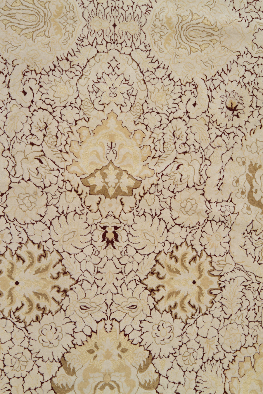 10'x14' Large Wool Rug | Egyptian Burgundy Area Rug