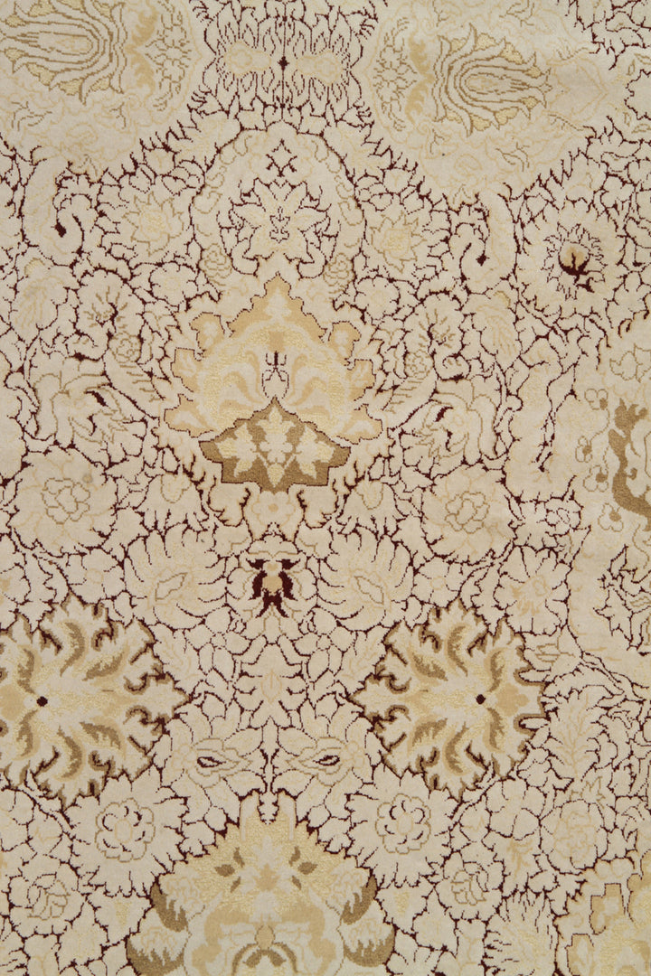 10'x14' Large Wool Rug | Egyptian Burgundy Area Rug