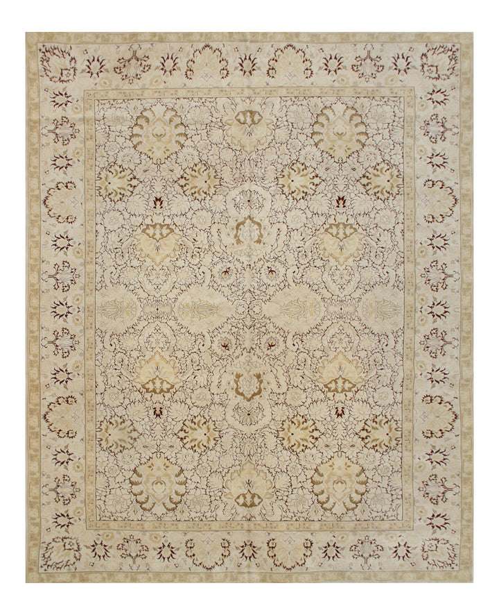 10'x14' Large Wool Rug | Egyptian Burgundy Area Rug