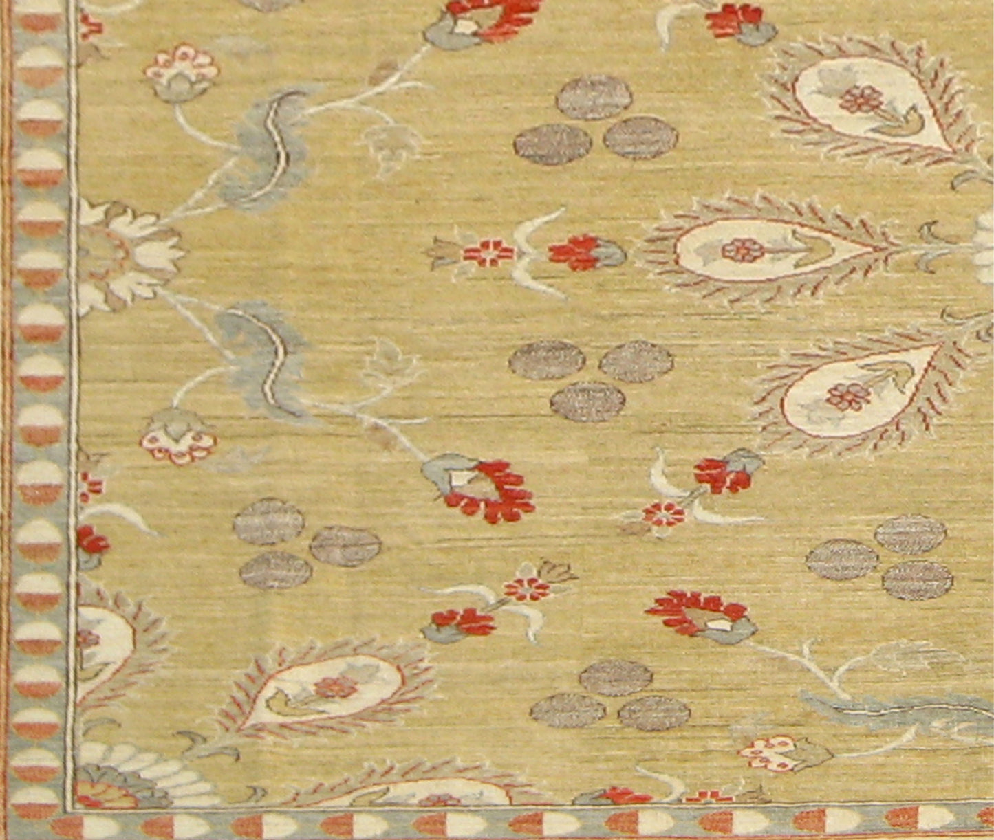 9'x9' Square Floral Ariana Traditional Rug