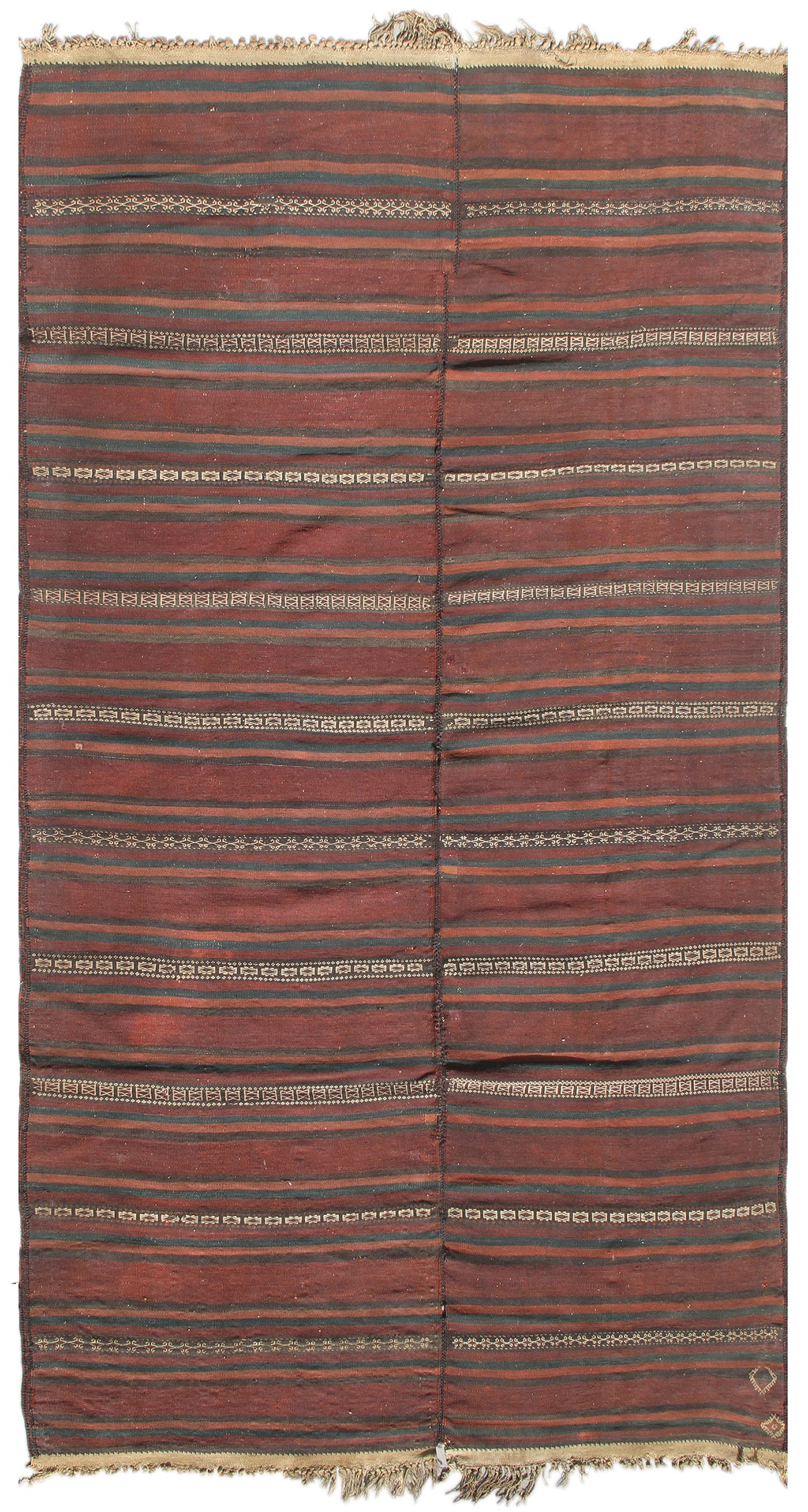 6'x10' Vintage Tribal Kilim