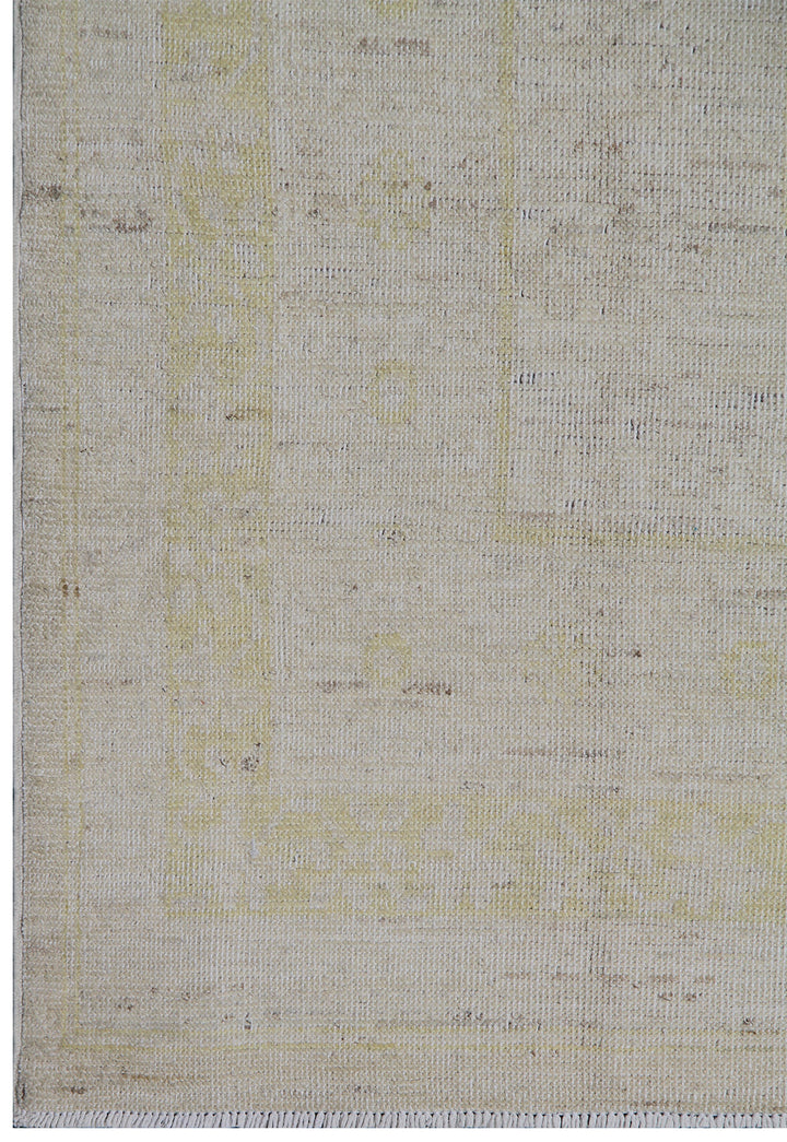 11'x8' Hand-Knotted Rug | Pale | Vintage Khotan Design