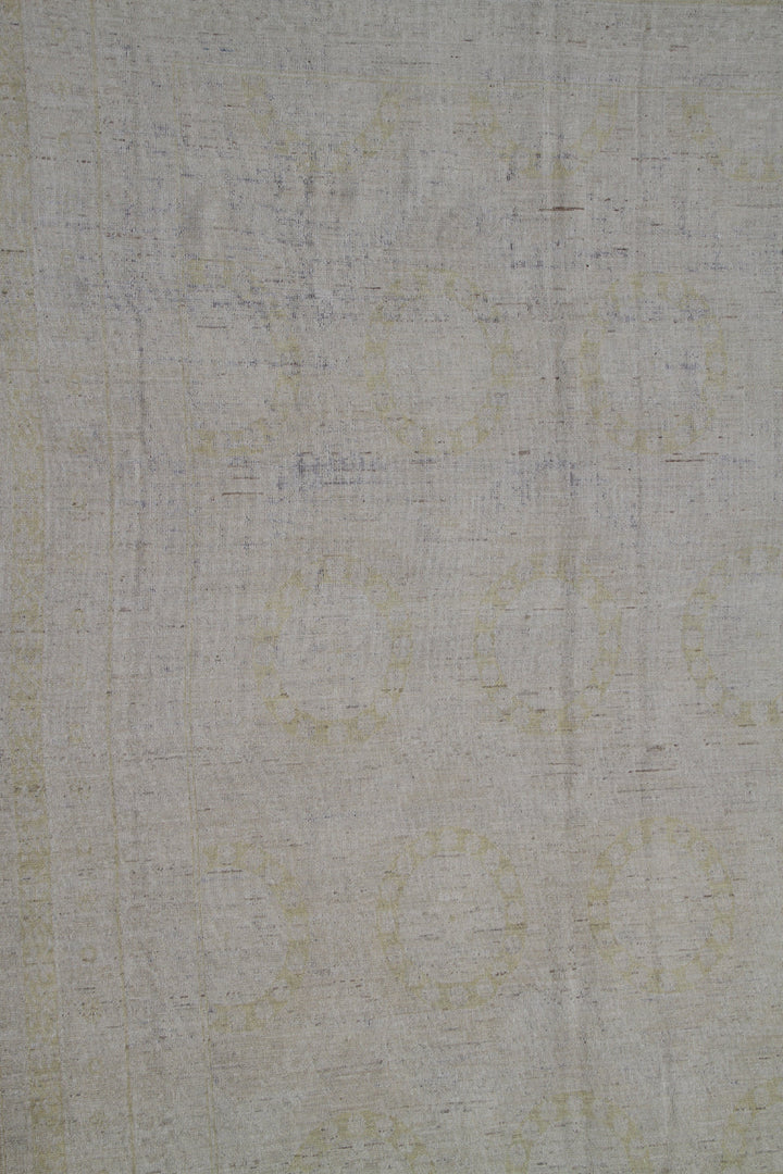 11'x8' Hand-Knotted Rug | Pale | Vintage Khotan Design