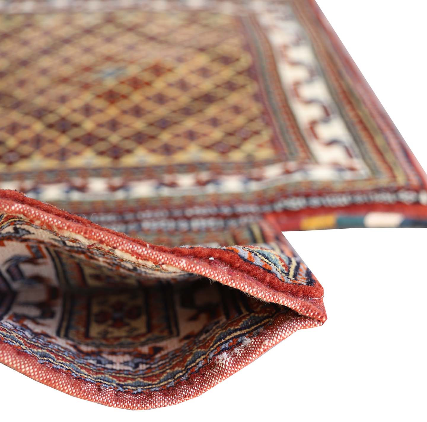2x3 Tribal Pattern Hand Knotted Wool Salt Bag