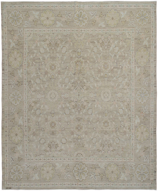 9'x8' Ariana Transitional Floral Design Rug