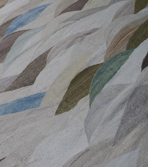 12'x18' Large Hand Made Kilim |Soft Colors Kilim Rug
