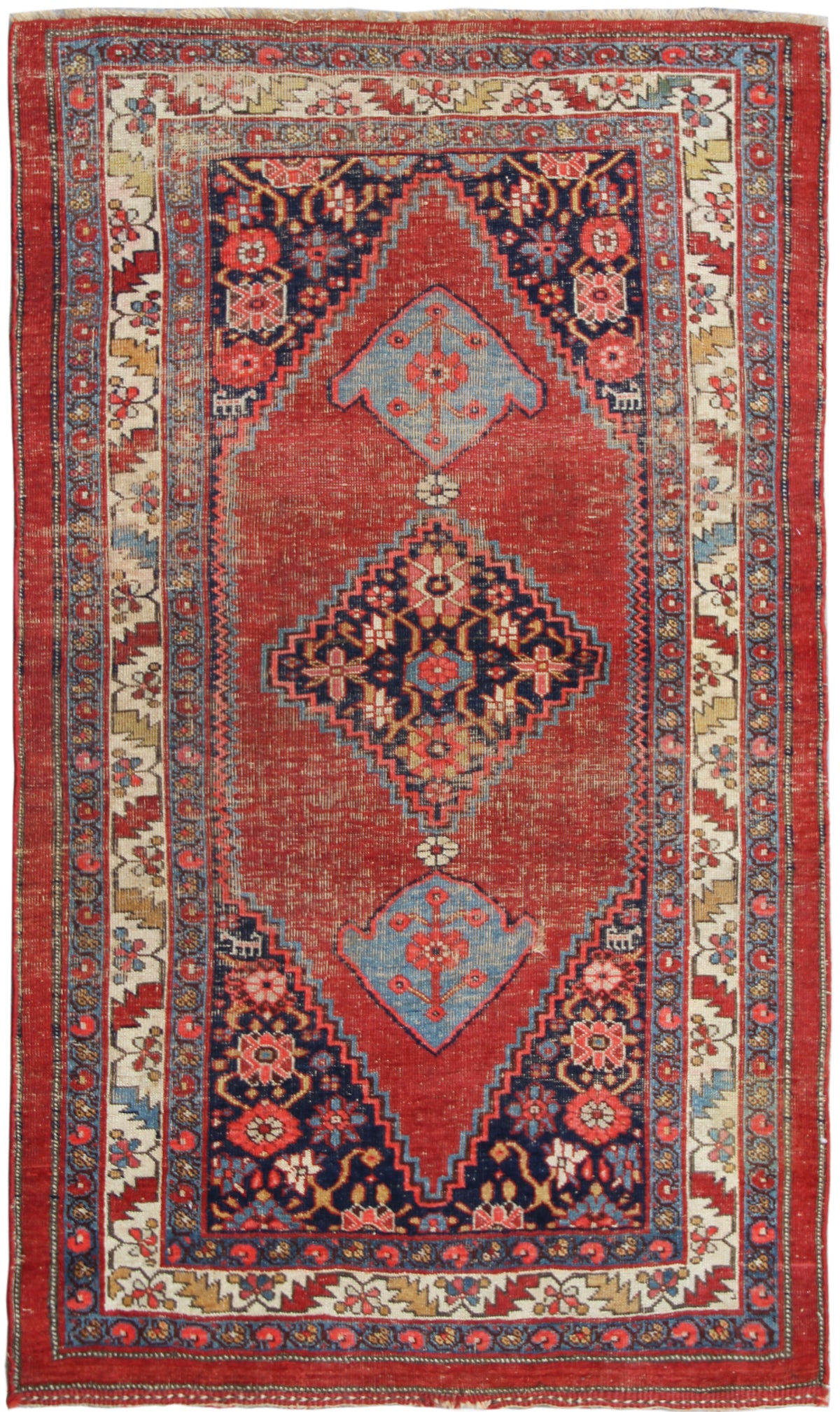 4x6 Persian Antique And Semi Antique Halvai Bidjar Rug