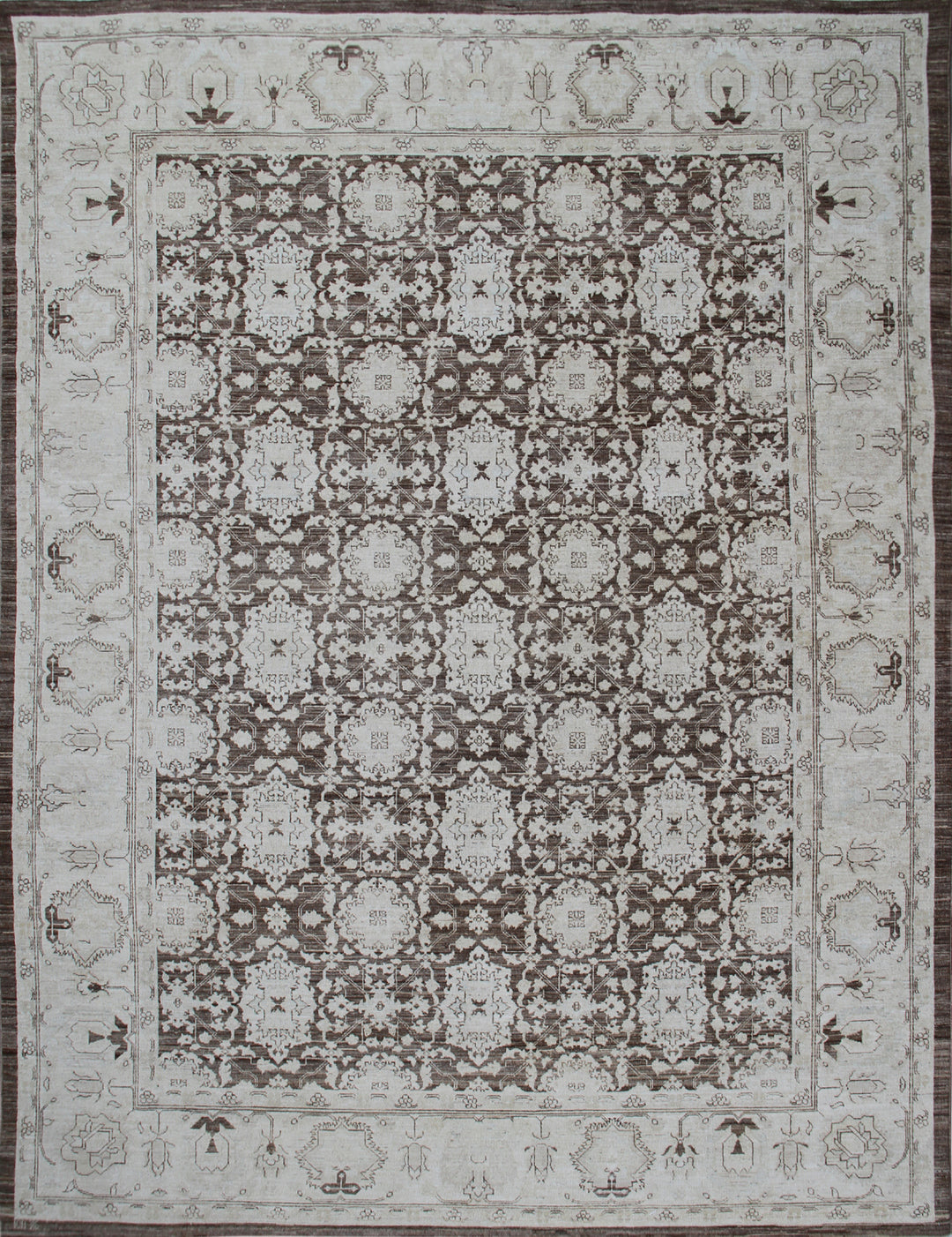 9'x12' Hand-knotted Wool Rug | Agra | Ariana Traditional Rug