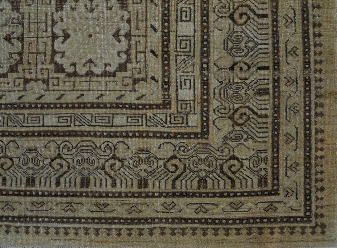 13'x8' Ariana Traditional Samarkand Geometric Design Rug