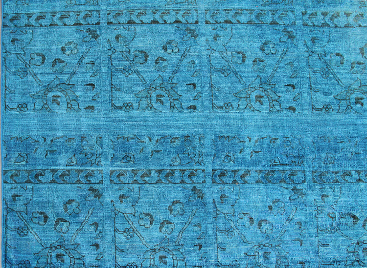 8x9 Blue Ariana Overdye Rug