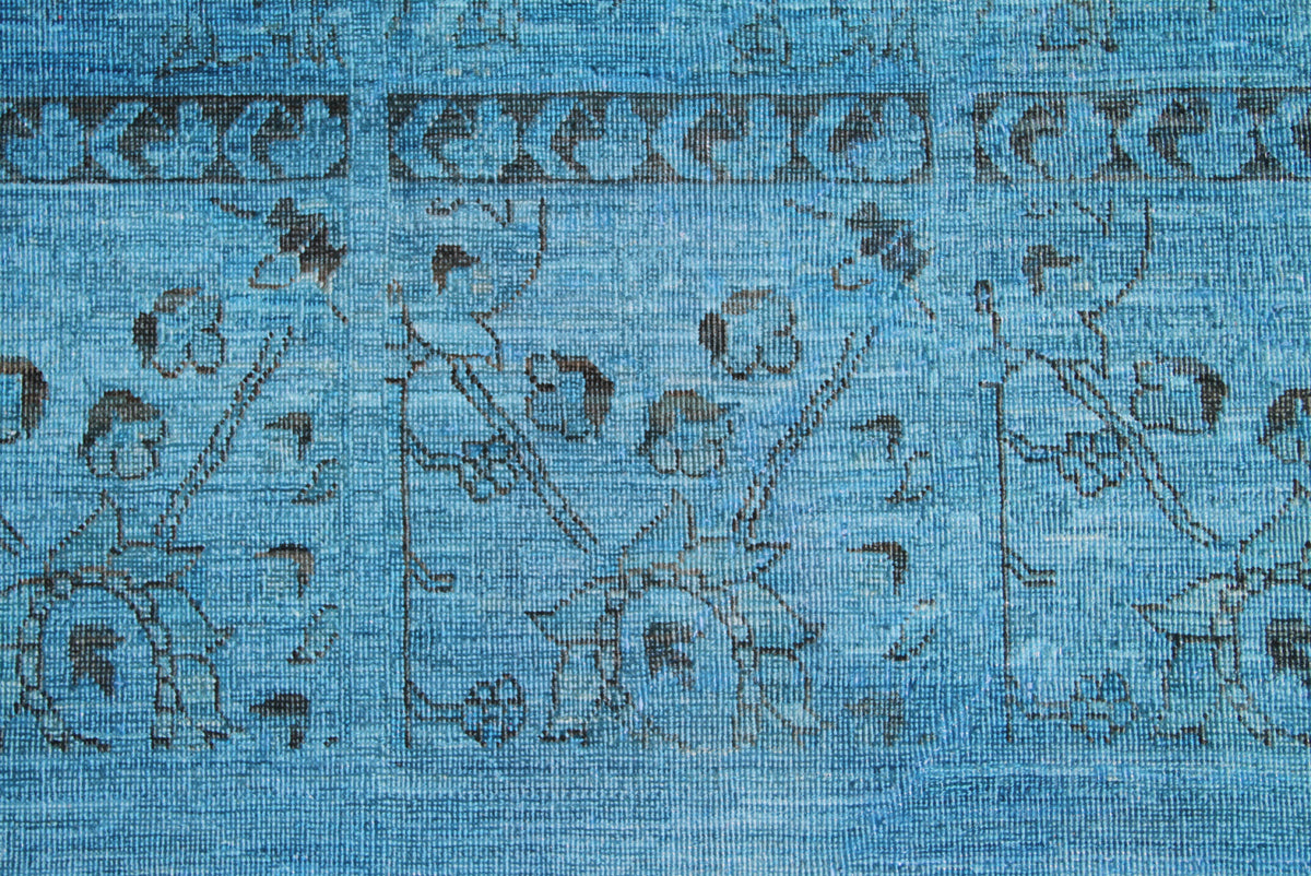 8x9 Blue Ariana Overdye Rug