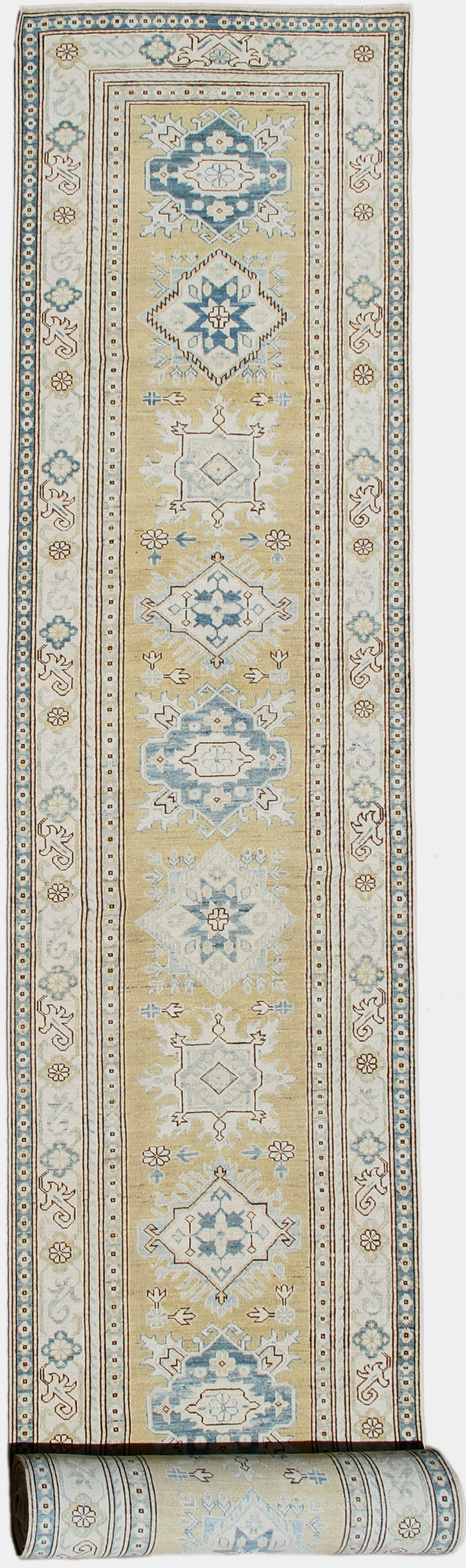 3x36 Long Ariana Hazara Runner Rug