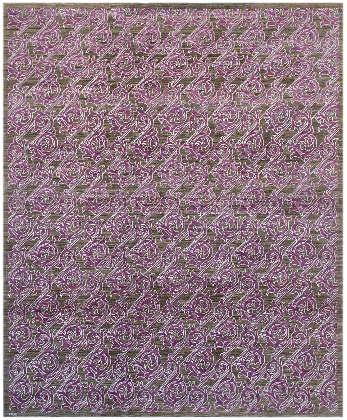 8'x10' Majenta Hand Knotted Ariana Transitional Rug