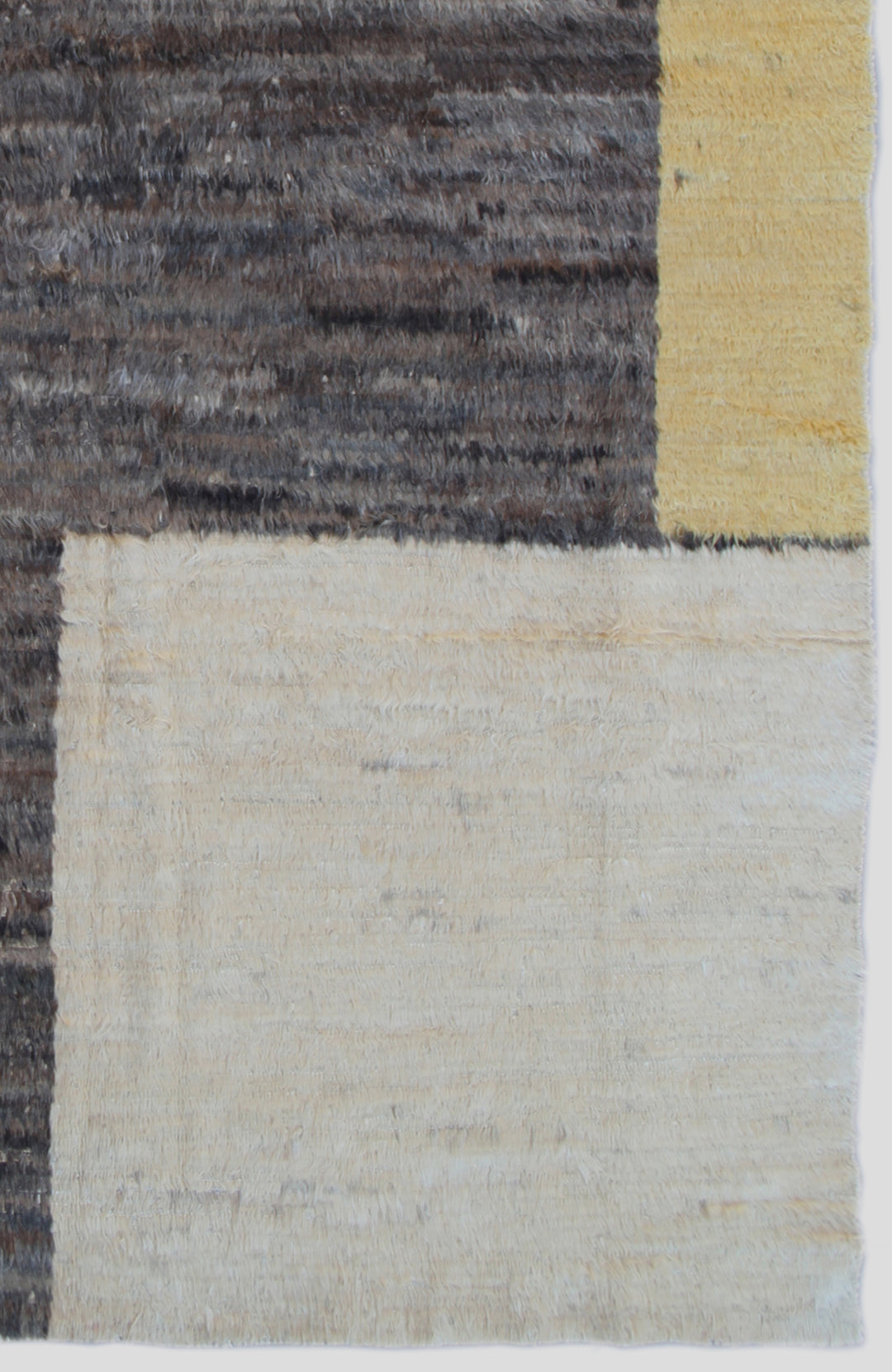 6'x9' Ariana Moroccan Style Blue Grey Yellow Ivory Geometric Abstract Barchi Rug