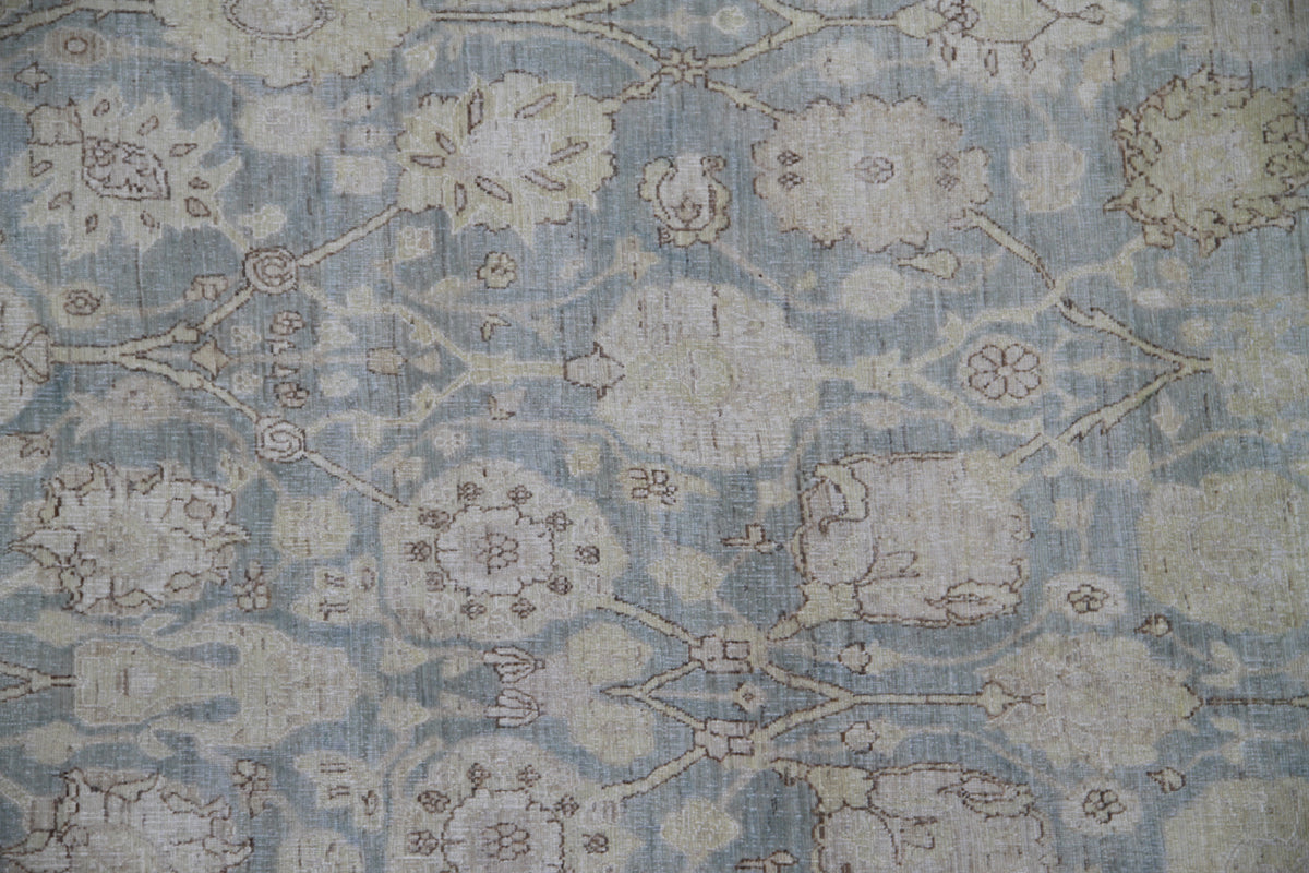 10x13 Fine Tabriz Design Wool and Silk Ariana Traditional
