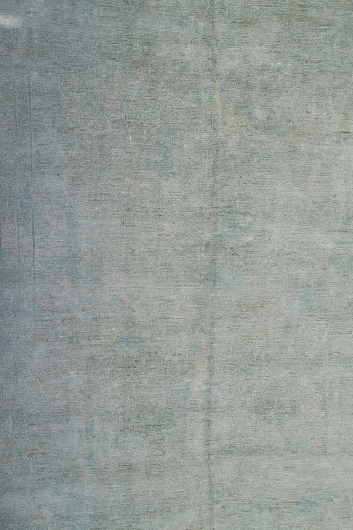 16'x26' Persian Palace Rug | Soft Faded Green | Hand-Knotted Afghan