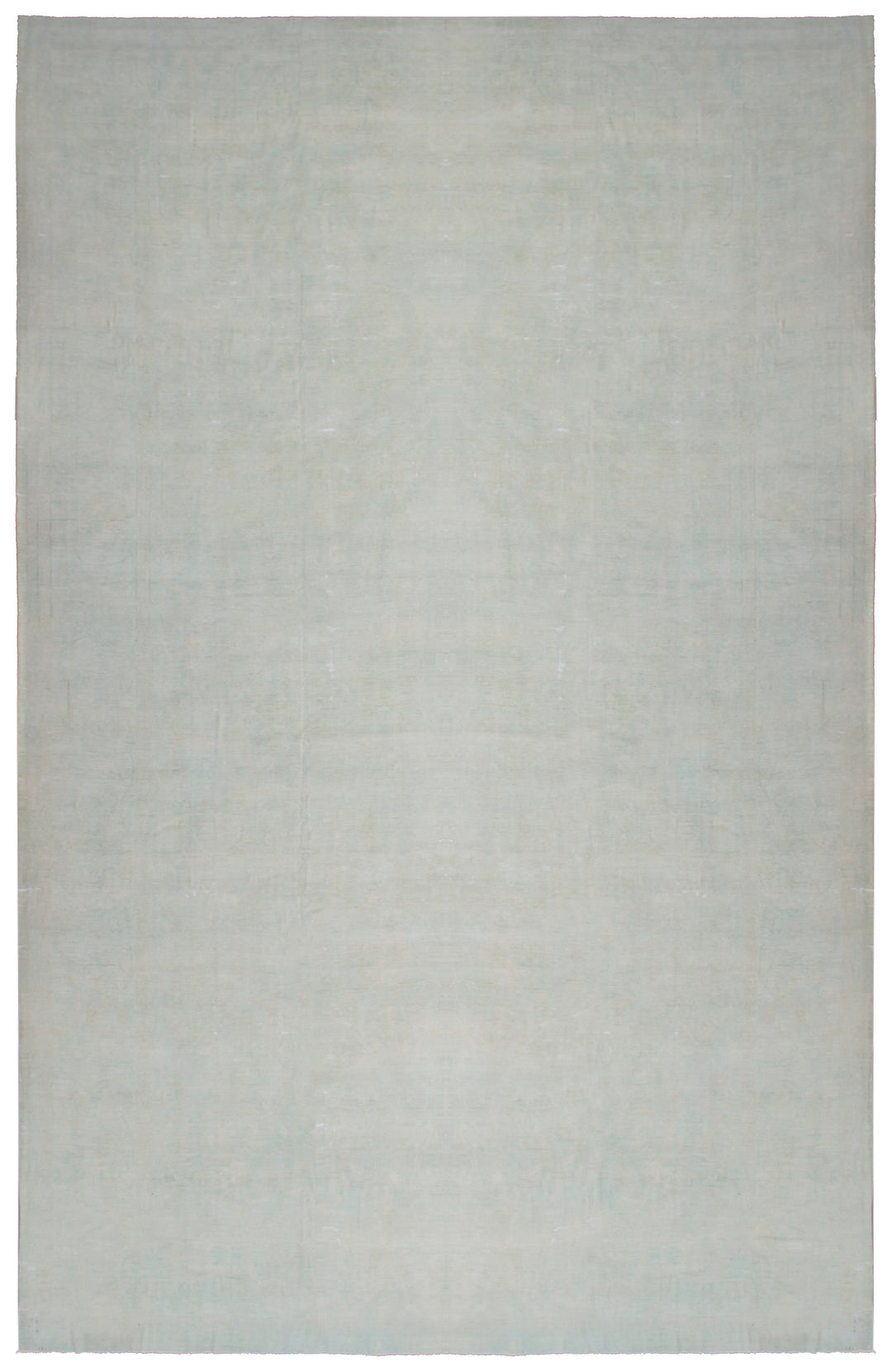 16'x26' Persian Palace Rug | Soft Faded Green | Hand-Knotted Afghan