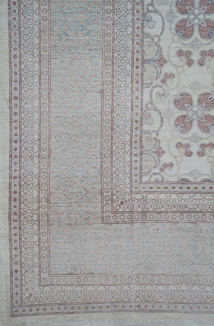 15'x24' Fine Samarkand Soft Color Design Ariana Traditional Palace Rug