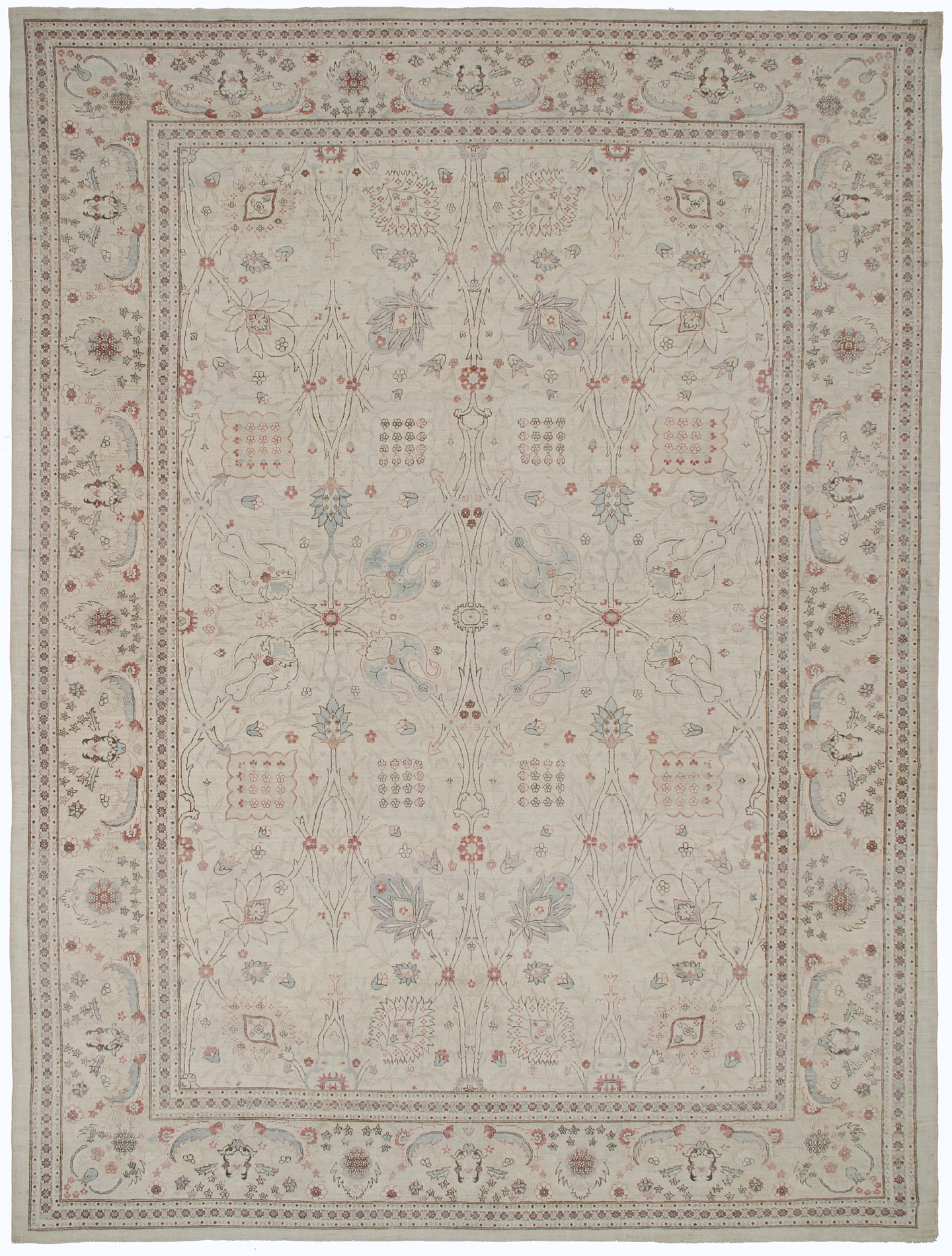 10x14 Fine Quality Tabriz Shahabas Design Ariana Luxury Rug