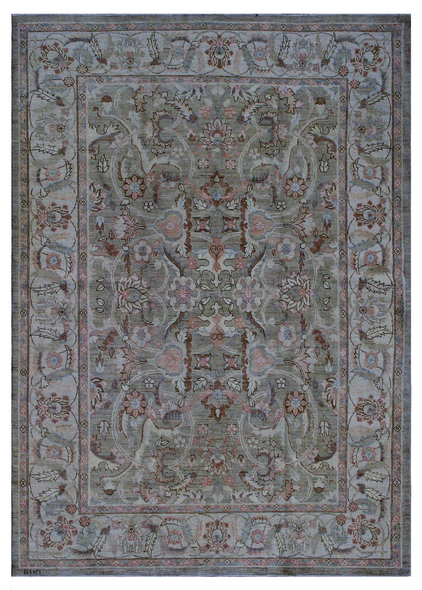 5x7 Fine Wool And Silk Polonaise Design Ariana Luxury Rug