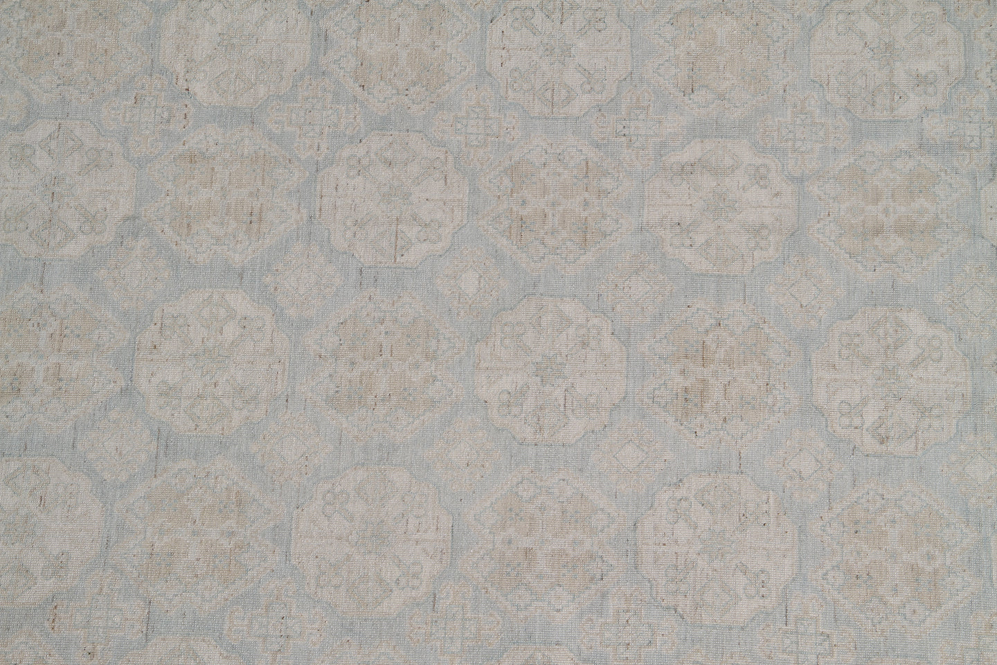 8'x10' Soft Pale Green Ariana Hazara Rug