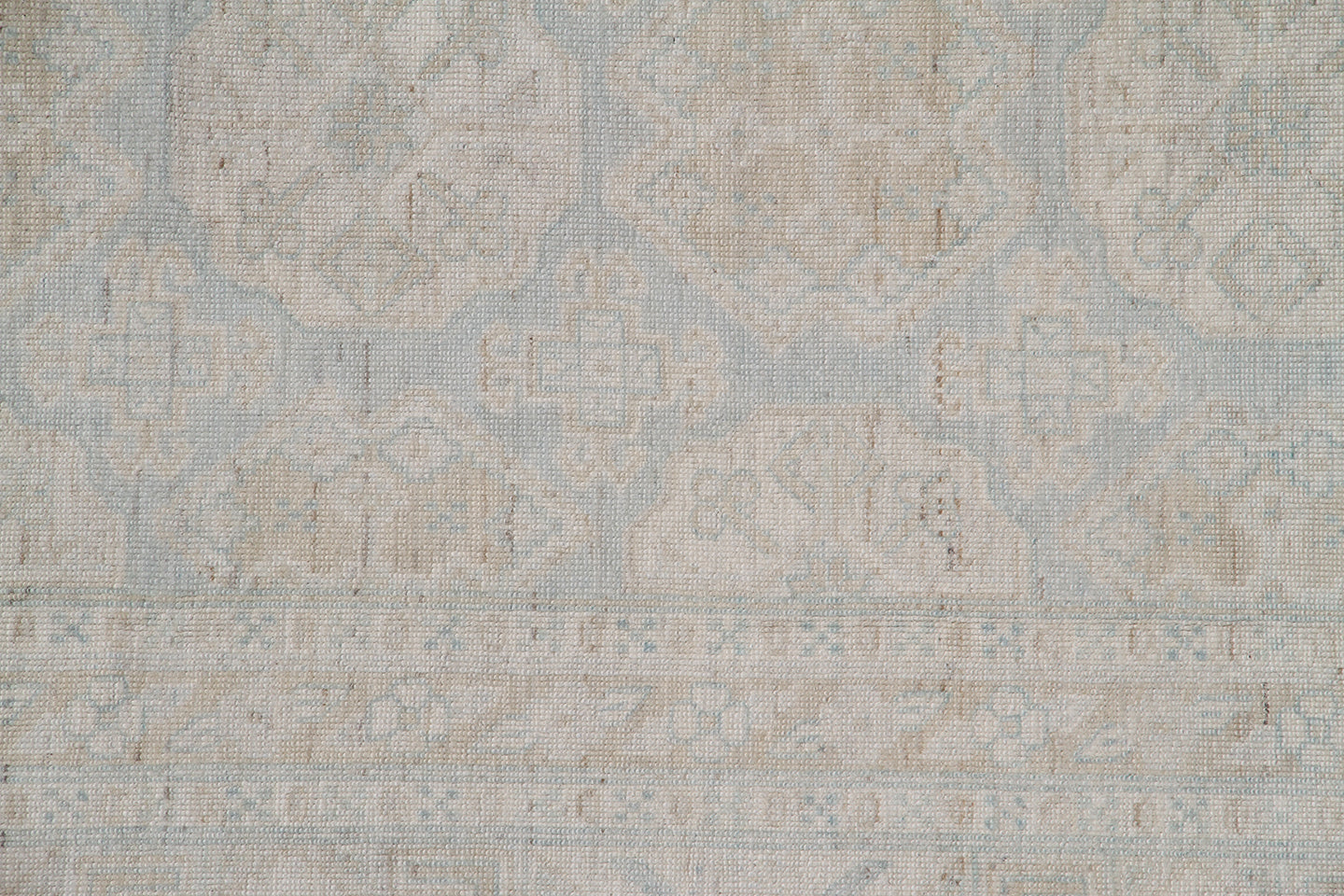 8'x10' Soft Pale Green Ariana Hazara Rug