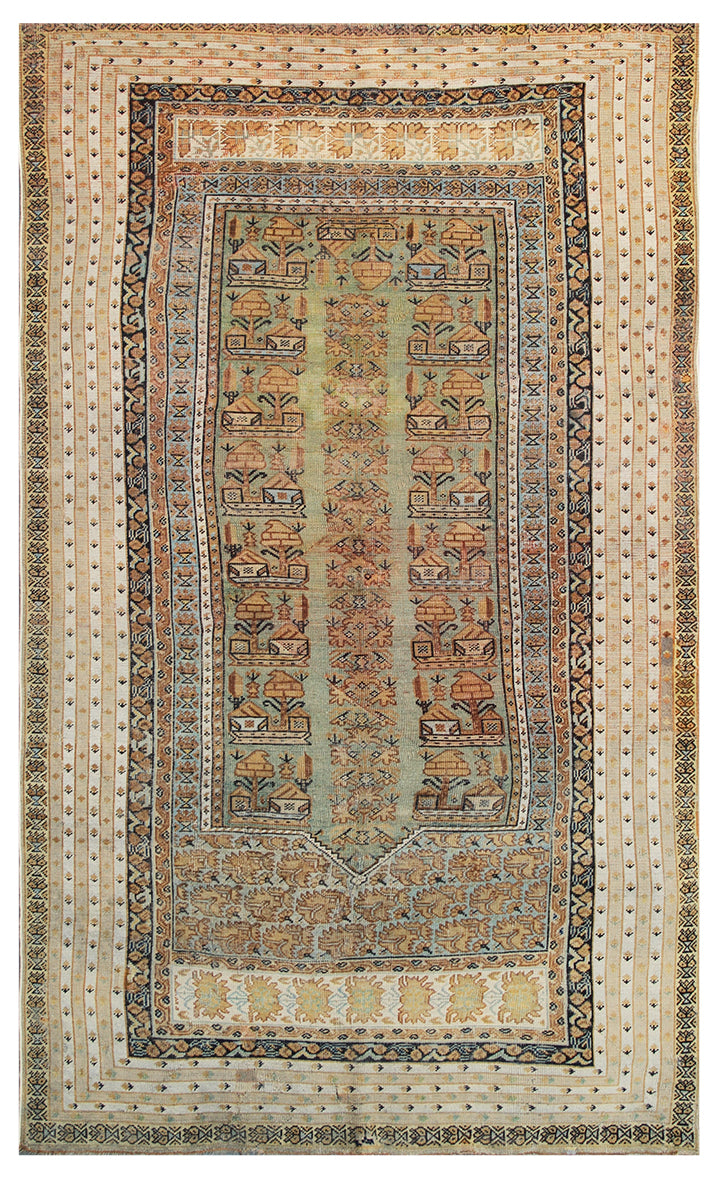 4'x7' Antique Turkish Rug