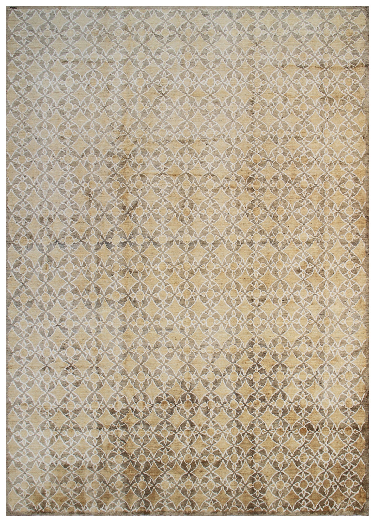 10'x14' Silk and Wool Ariana Modern Rug