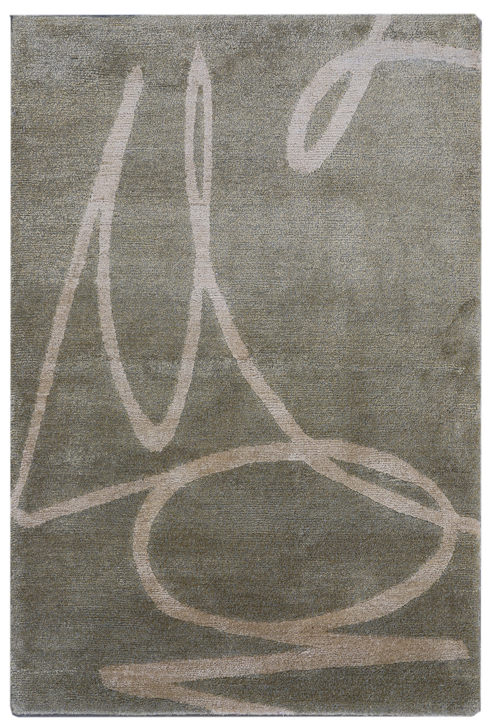 2'x3' Hand Knotted Silk Ariana Modern Custom Only