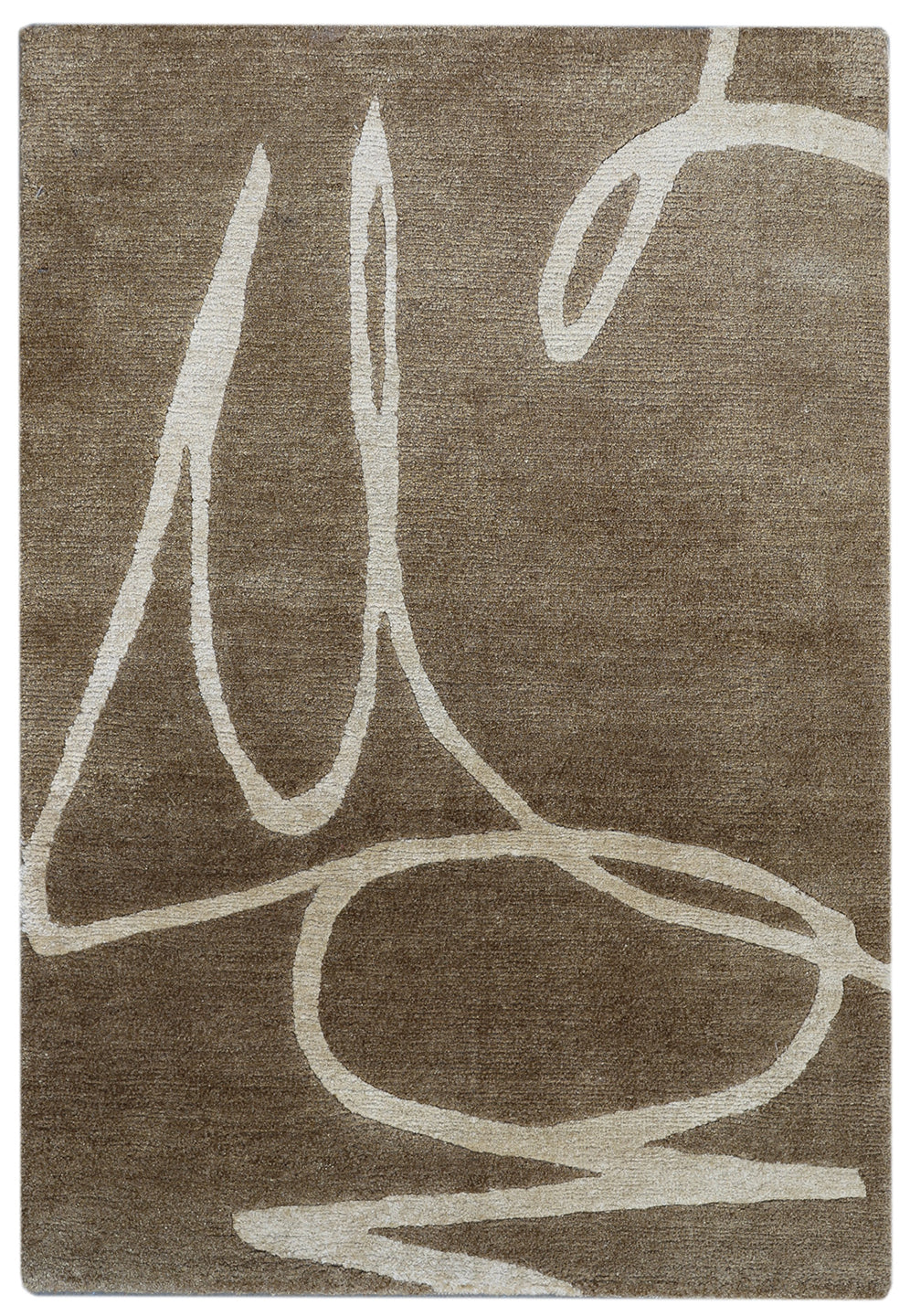 2'x3' Hand Knotted Silk Ariana Modern Custom Only