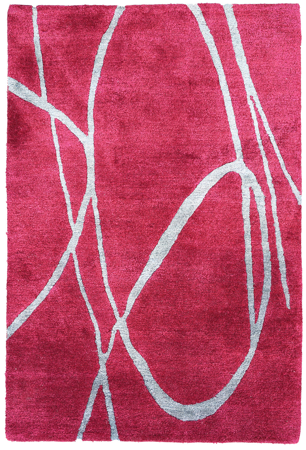 2x3 Hand Knotted Silk Ariana Modern Custom Only