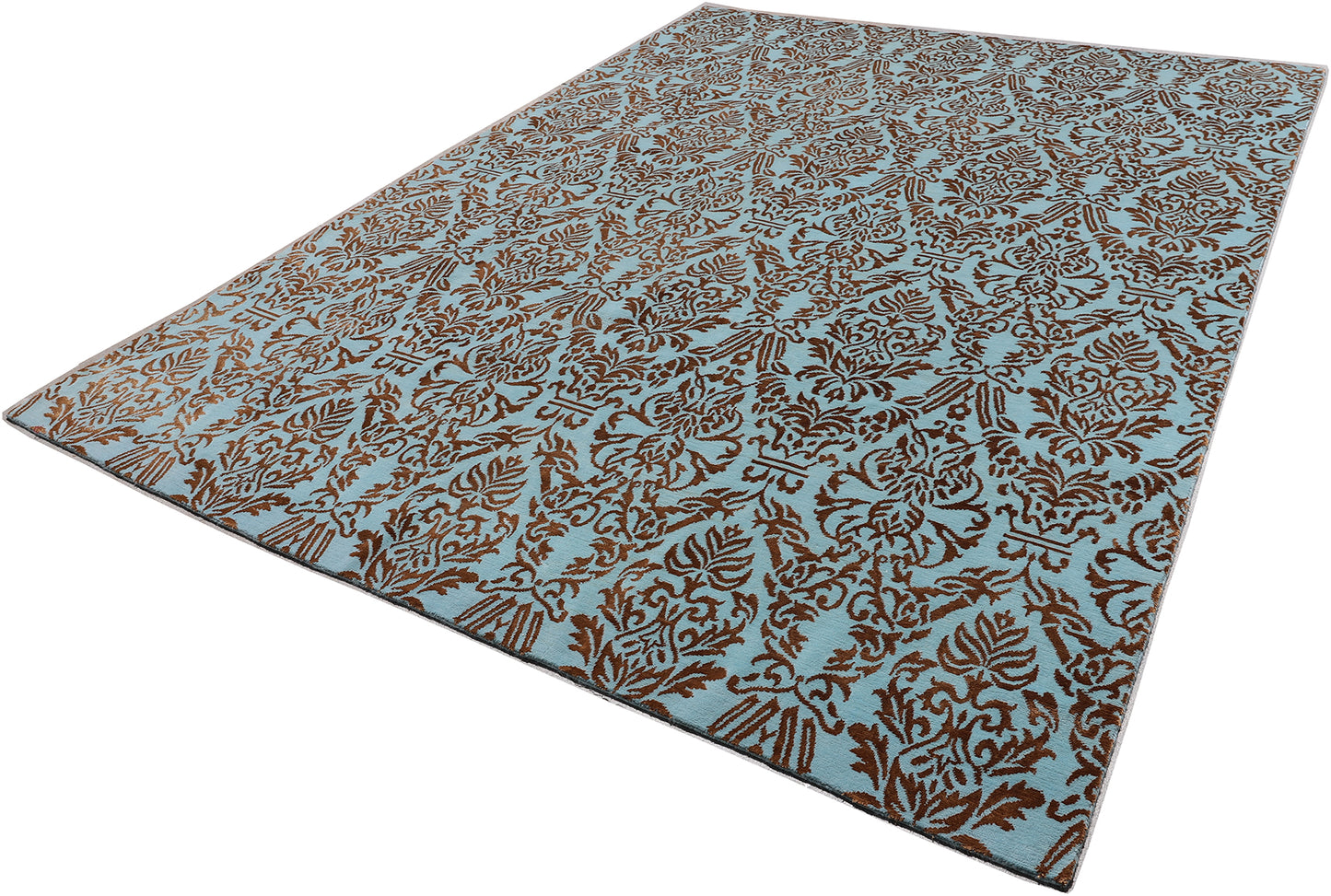 8'x10' Contemporary Damask Design Modern Rug