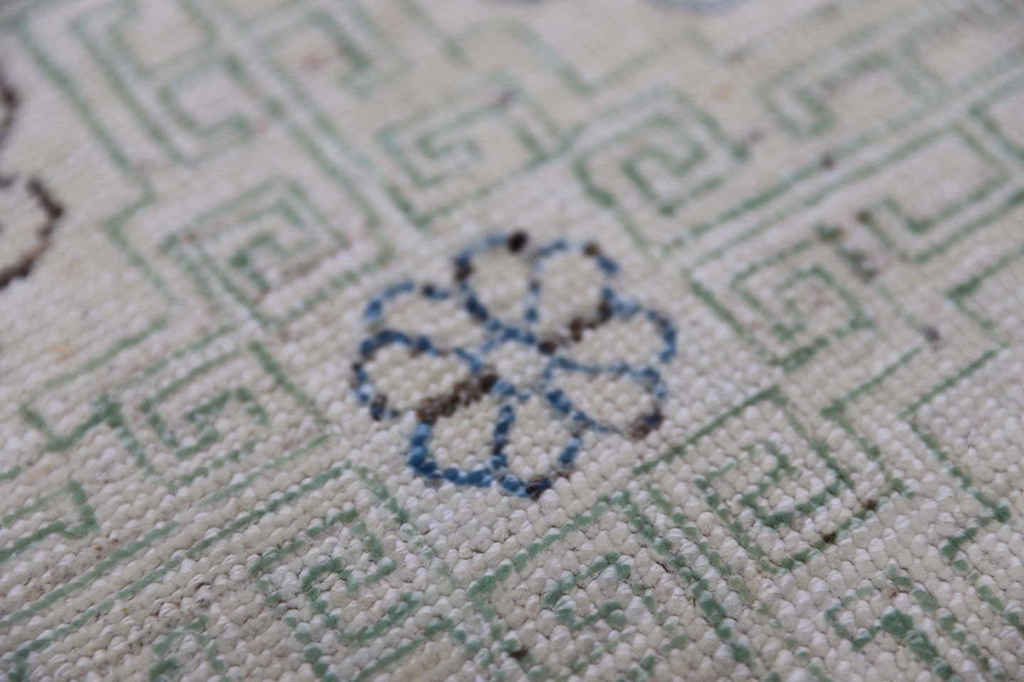 11'x9' Ariana Samarkand Design Blue Cream Rug