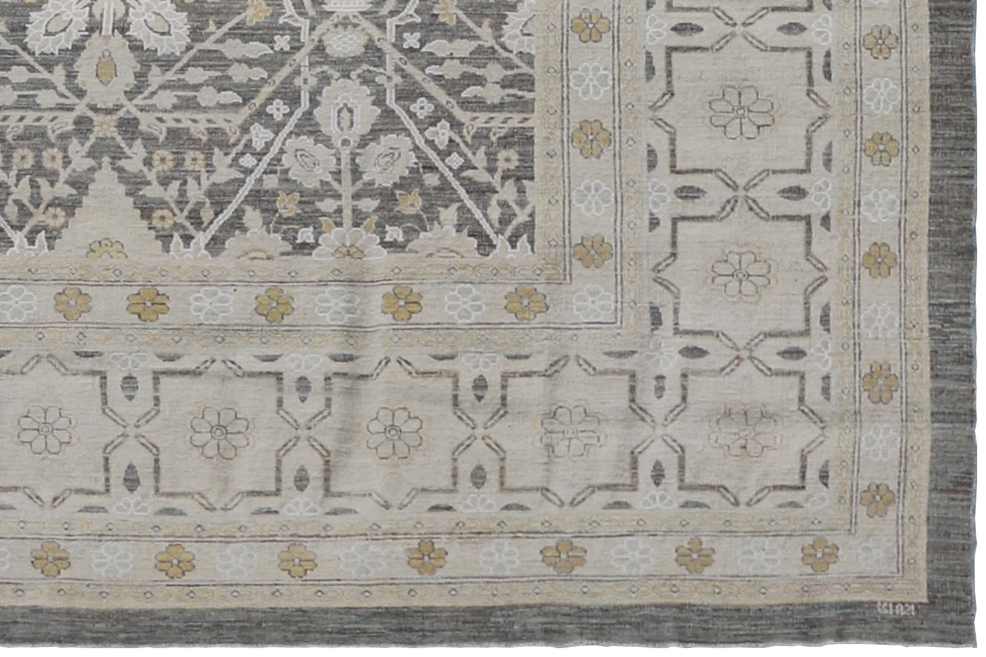 11'x15' Fine Cotton And Wool Tabriz Design Ariana Rug