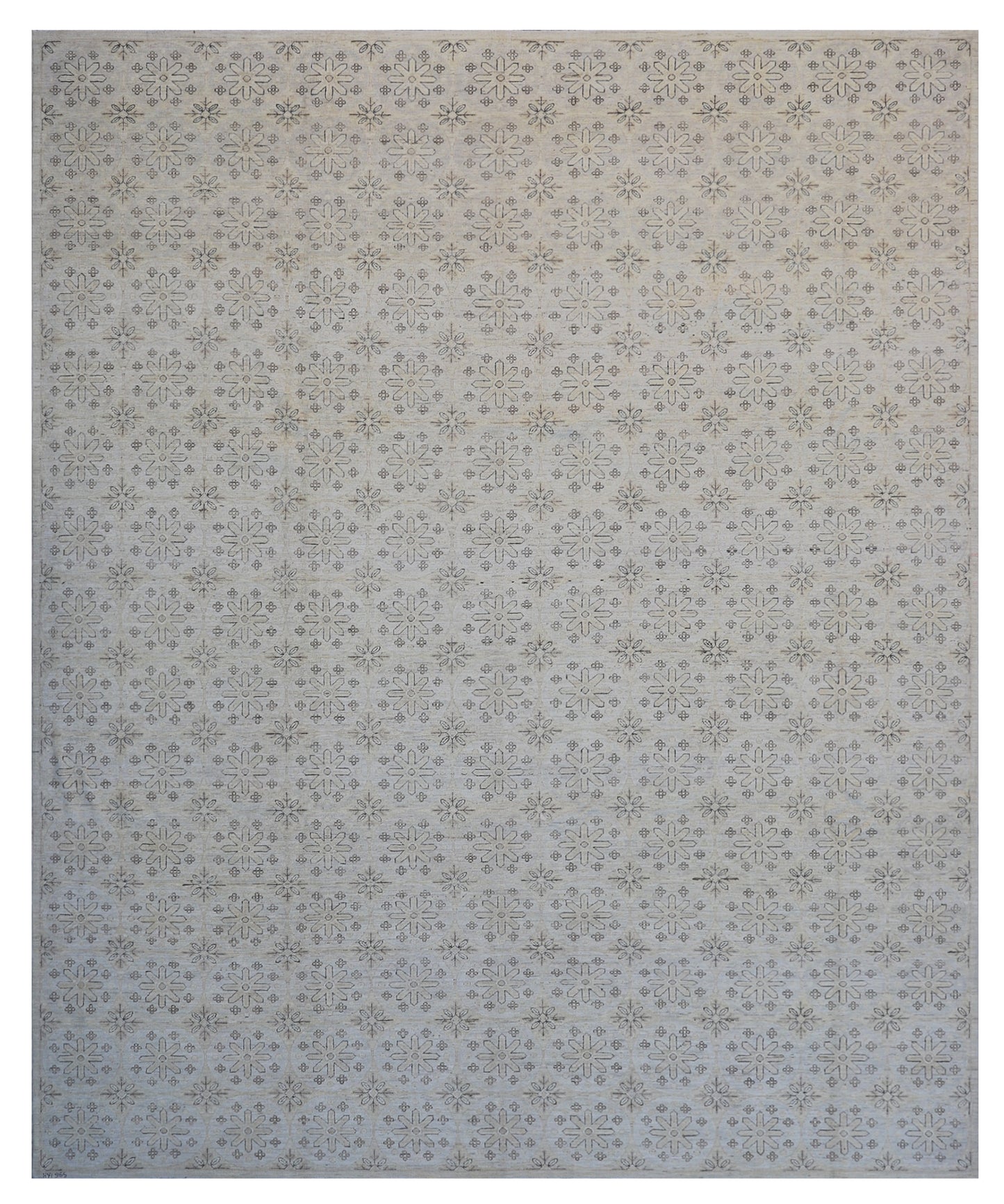 12'x9' Ariana Transitional Floral Ivory Rug