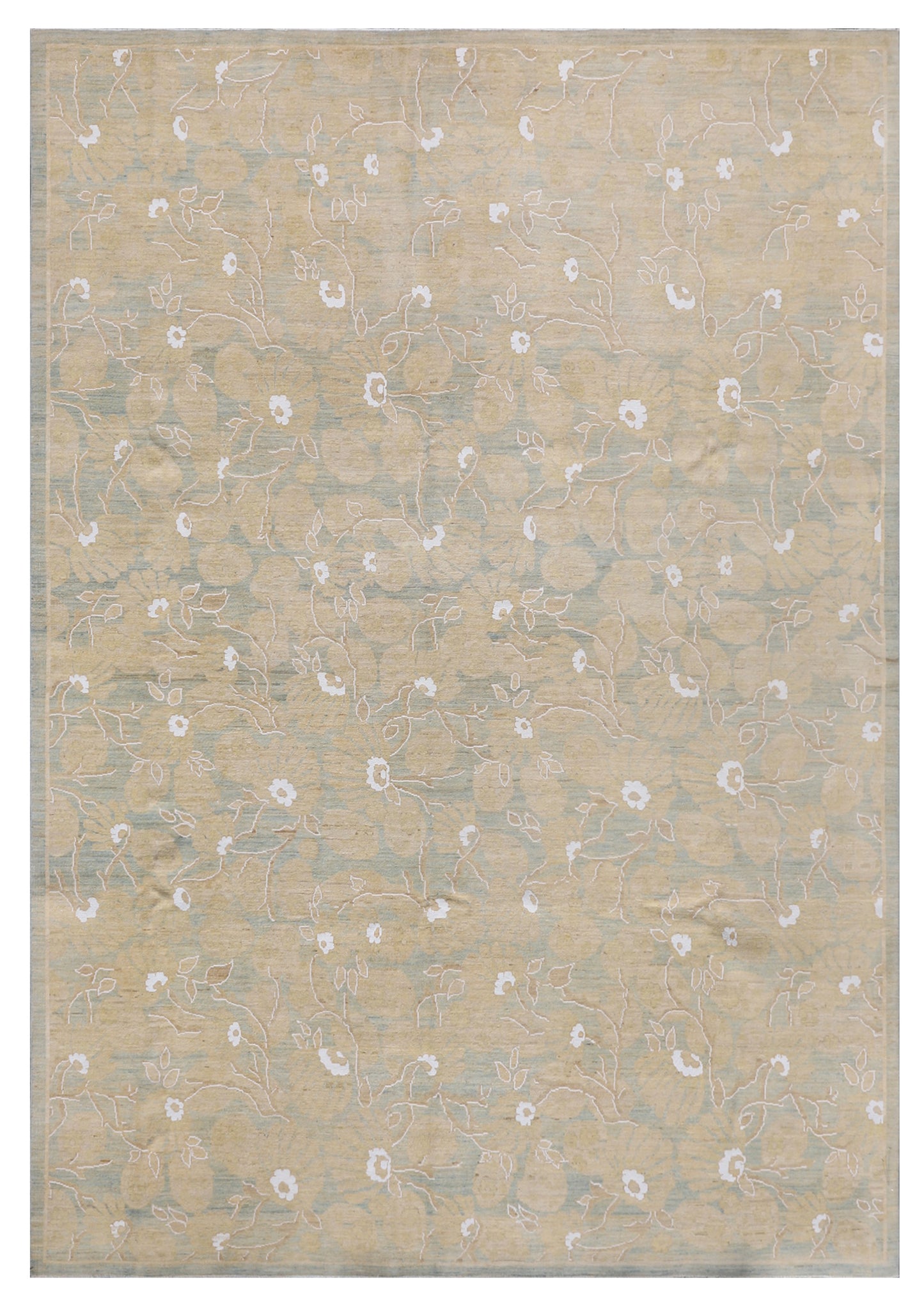 8'x10' Ariana European Floral Cotton Highlight Rug