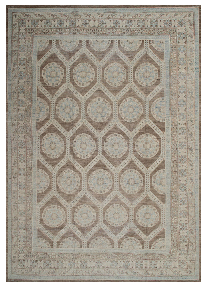 12'x9' Ariana Samarkand Geometric Design Rug