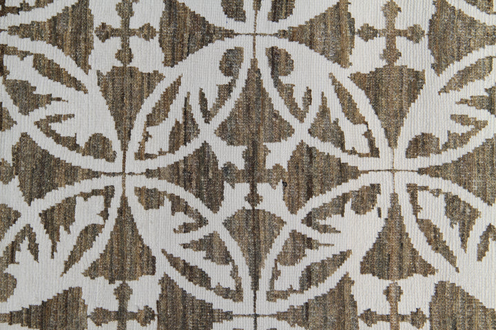 9'x12' Hand-knotted Rug | Cotton Wool | Ariana Modern Design Rug