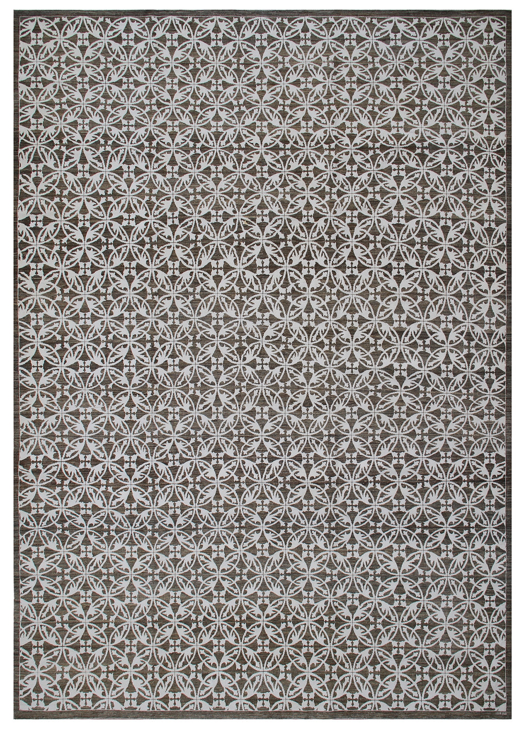 9'x12' Hand-knotted Rug | Cotton Wool | Ariana Modern Design Rug
