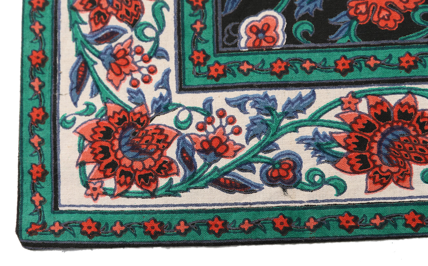 1'x1' Machine Woven Floral Design Pillowcase