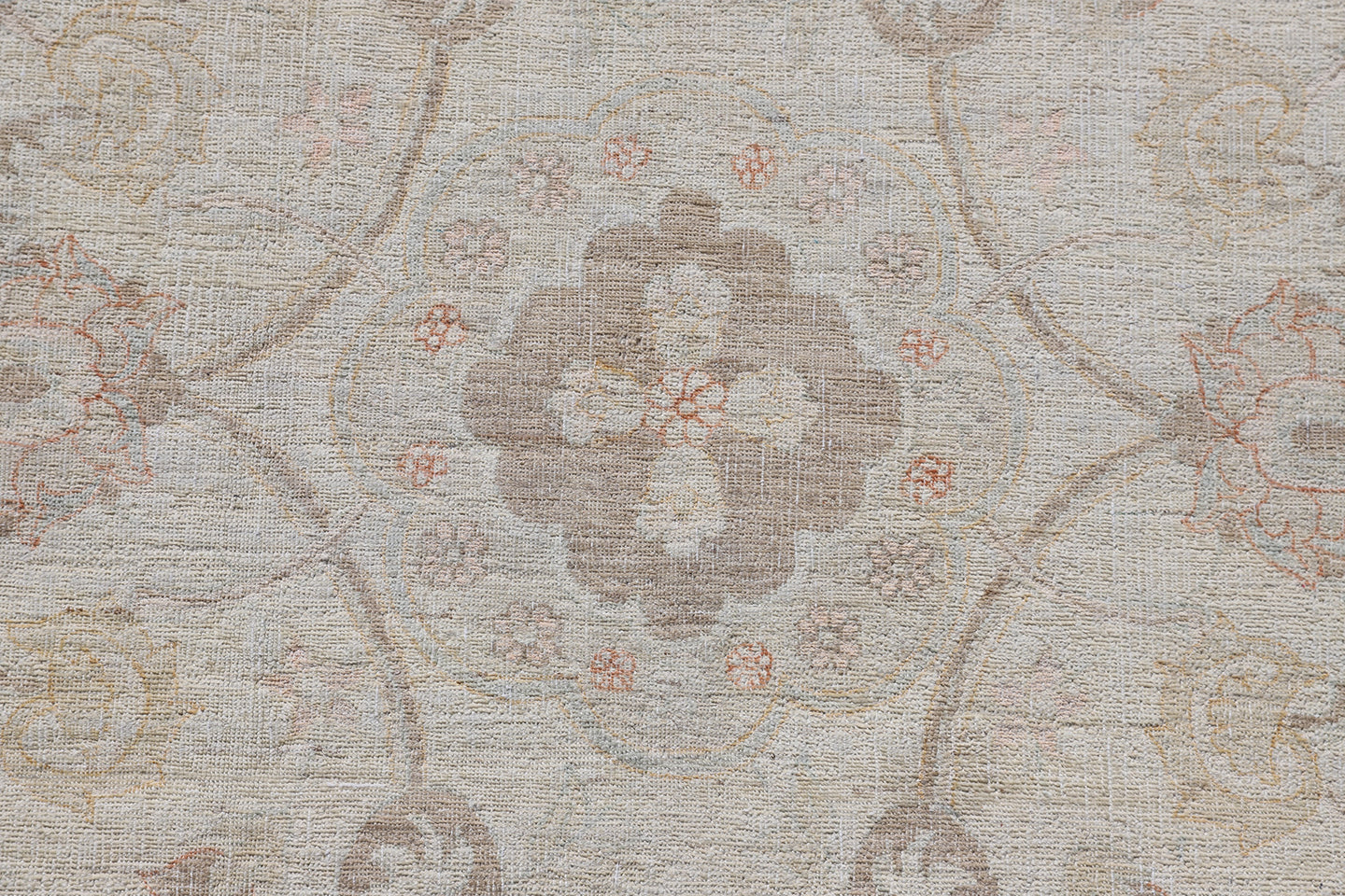 9'x12' Polonaise Design Wool and Silk Ariana Luxury Rug