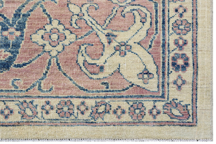 12'x9' Luxury Rug | Ariana Ivory Blue Pink Rug | Floral Rug