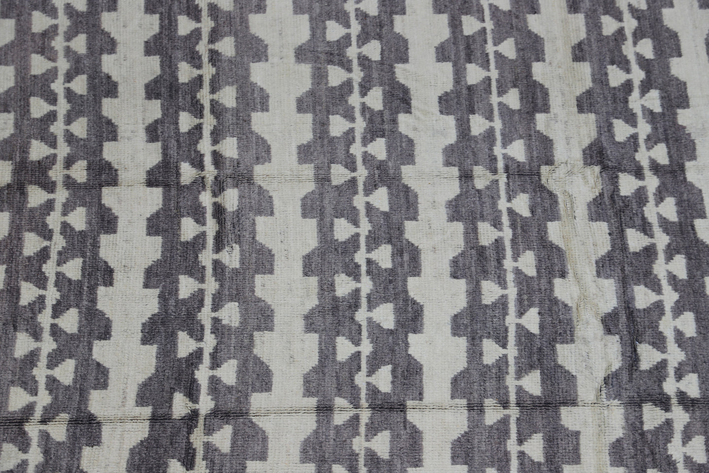 13'x9' Ariana Moroccan Style Grey Off White Rug