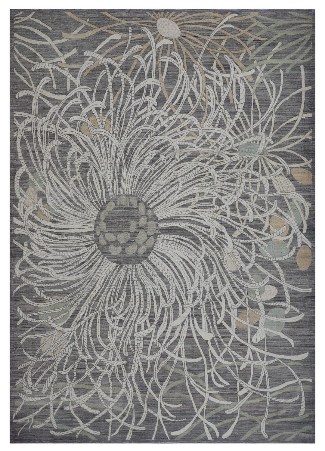 9'x12' Hand-Knotted Rug – “Father Star Fish” Design Rug